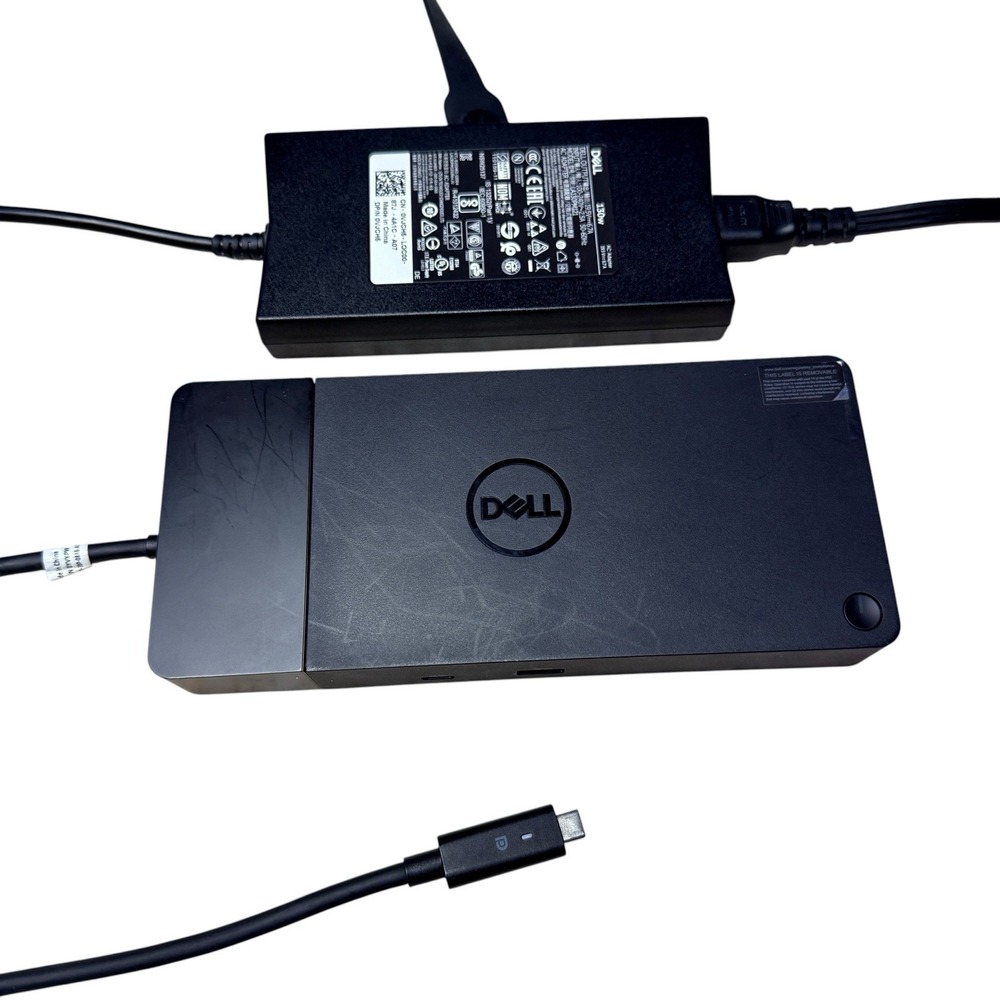 Dell K20A001 USB-C DisplayPort HDMI Laptop Docking Station WD19S w/ AC
